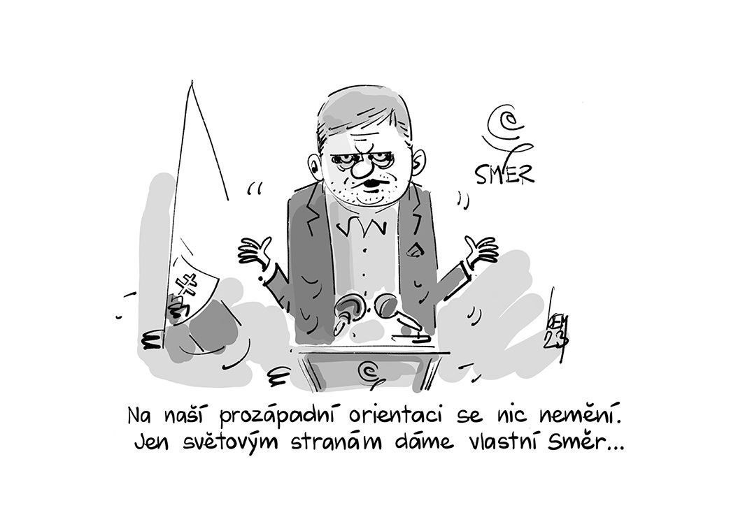 Na naší prozápadní orientaci se nic nemění. Jen světovým stranám dáme vlastní Směr...