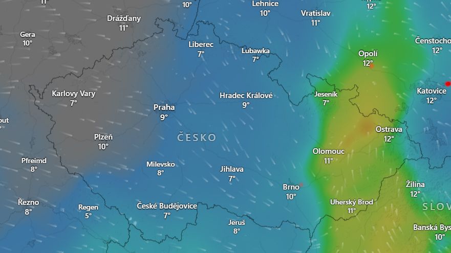 Česko zasáhnou vydatné deště, varovali meteorologové