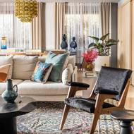 Designér v interiéru dbal na výběr přírodních materiálů, které podtrhují domáckou a útulnou atmosféru 