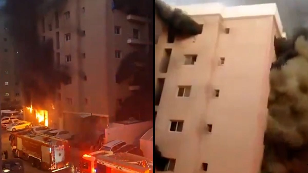 Požár obytného domu v Kuvajtu si vyžádal 49 obětí