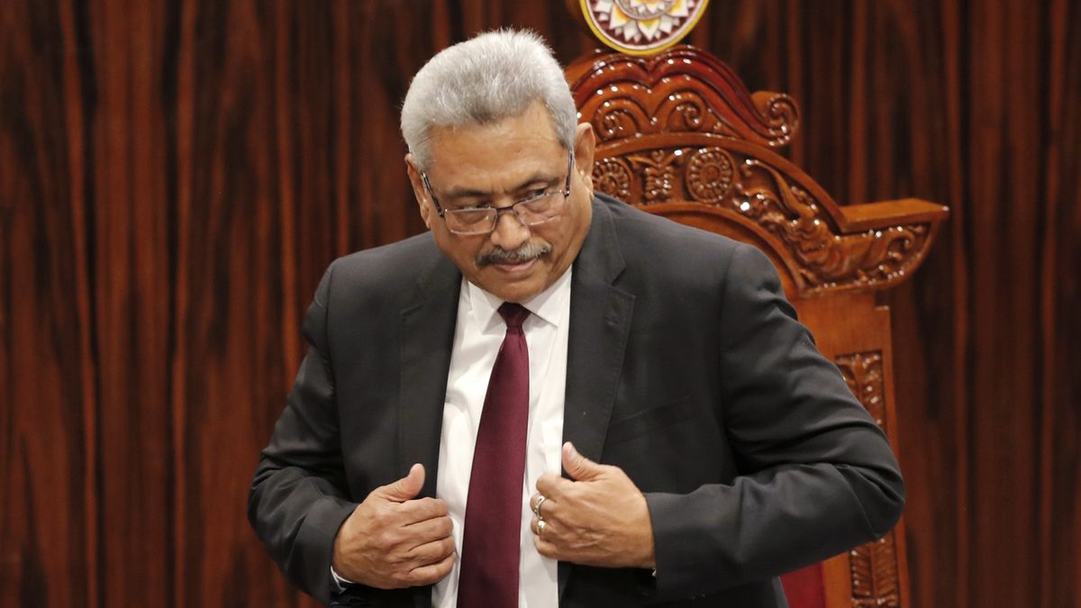 Předseda srílanského parlamentu přijal rezignaci prezidenta Radžapaksy