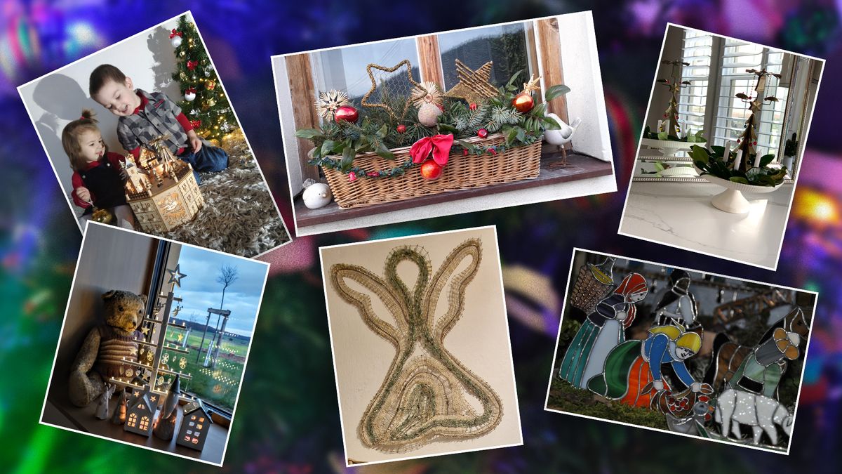 Stromečky, dekorace a betlémy. Přehlídka všeho, co symbolizuje Vánoce v rodinách našich čtenářů