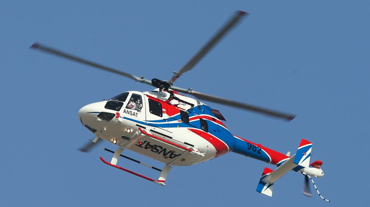 V Rusku se zřítil vrtulník záchranné služby