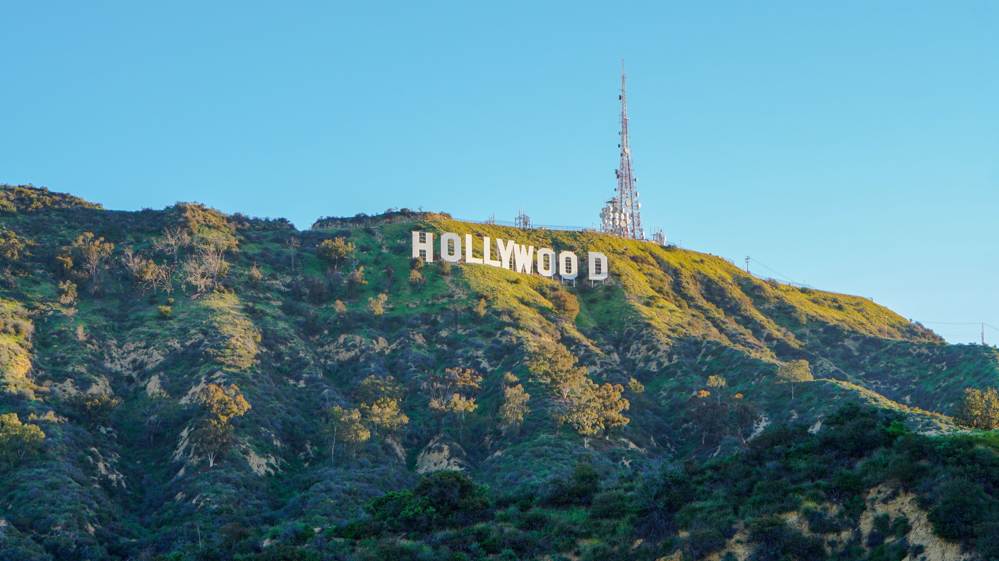 Nápis Hollywood, Los Angeles, Kalifornie, USA