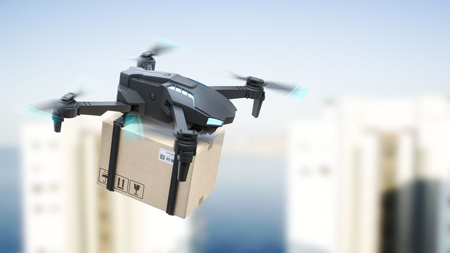Britská pošta doručuje na Orknejských ostrovech zásilky pomocí dronů