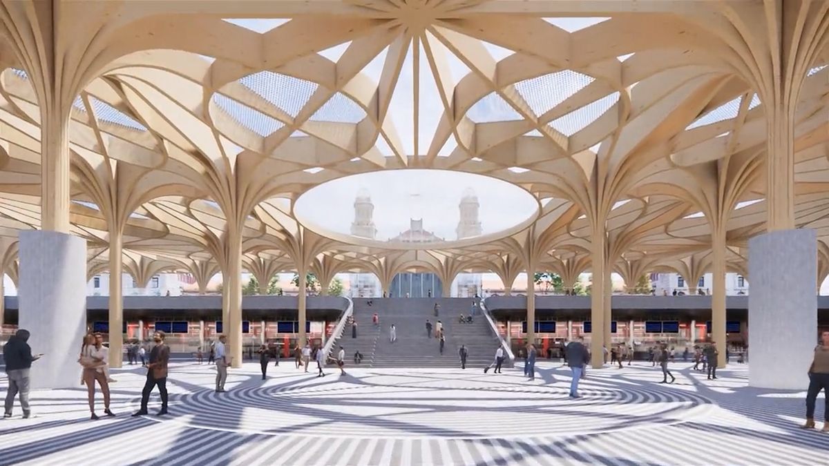 Klub Za starou Prahu nesouhlasí s projektem, který by zboural halu hlavního nádraží