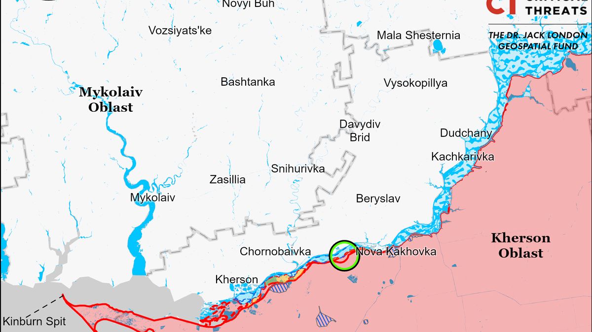 Rusové se obávají ukrajinského postupu v Chersonské oblasti, upevňují pozice u dálnice M14