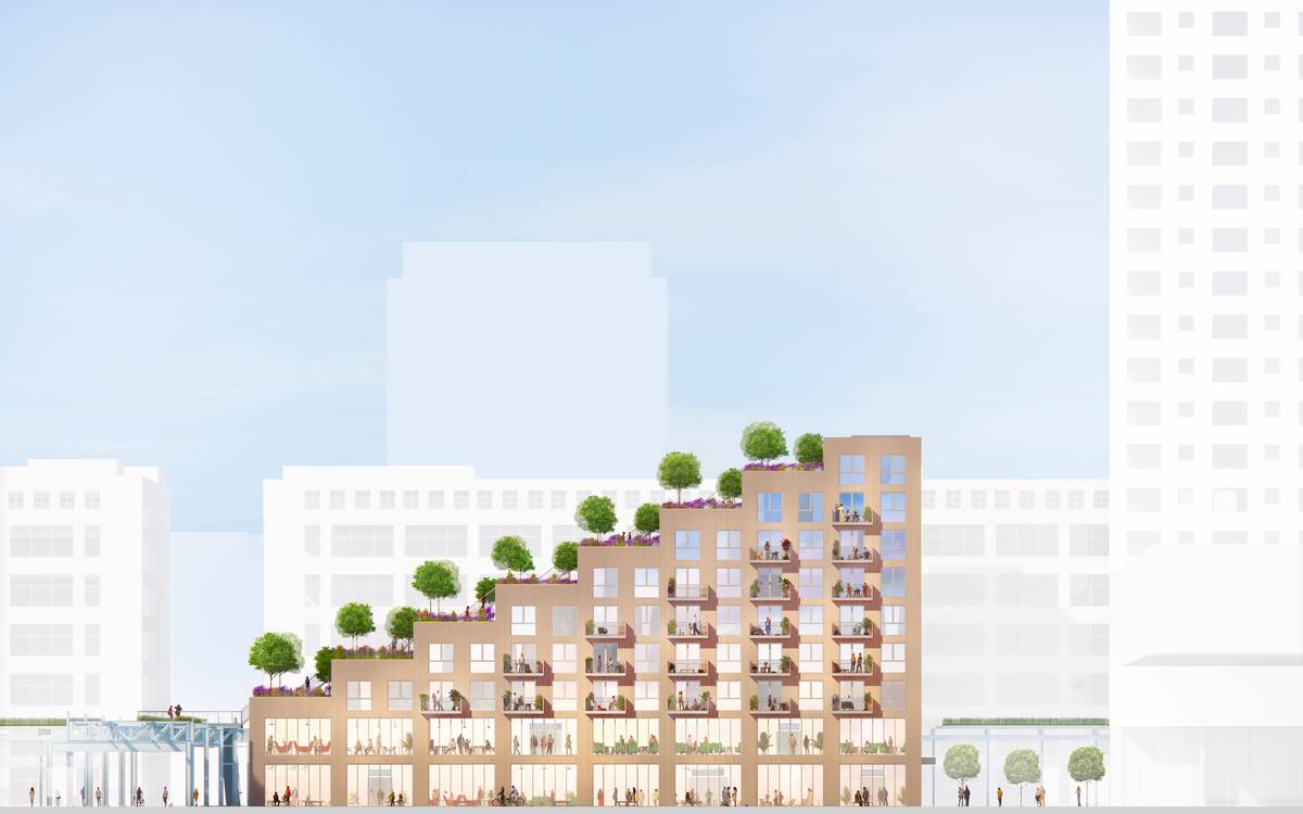 Budova bude mít tvar tribuny, podle toho se také jmenuje