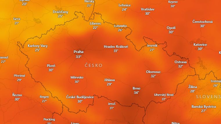 Bude to úmorné. Meteorologové varují před vedry