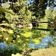 Park skýtá množství romantických míst.