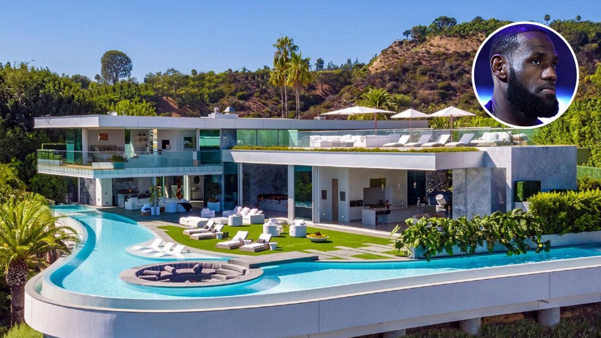 Americký basketbalista LeBron James koupil toto elegantní sídlo v Los Angeles.