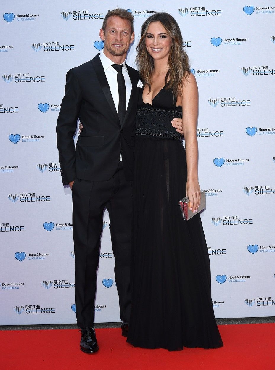 Jenson Button s přítelkyní Brittny Wardovou