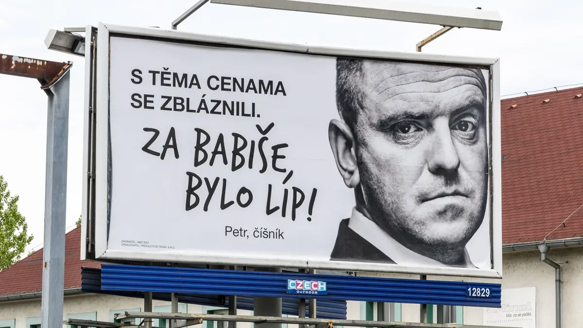 Není to volební kampaň, vysvětluje billboardy s Babišem hnutí ANO. Je, řekl  úřad - Novinky.cz