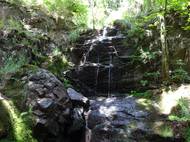 Horní stupeň Kýšovického vodopádu