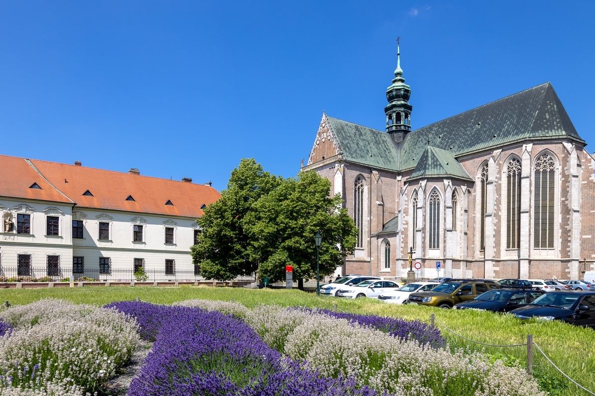 Brněnská bazilika Nanebevzetí Panny Marie. 