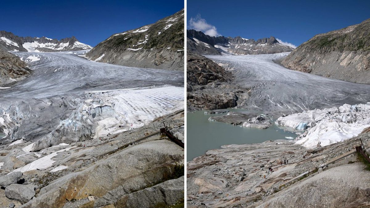 Švýcarské ledovce se za necelé století zmenšily o polovinu. Tají stále rychleji