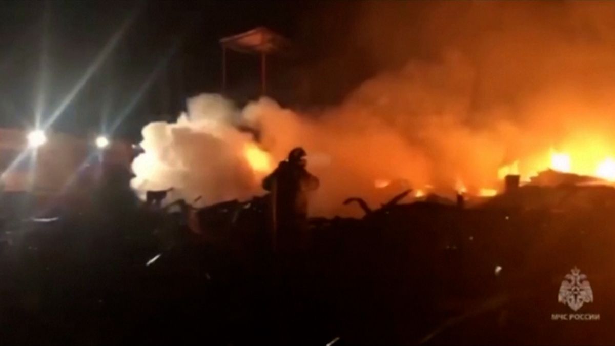 Při požáru ubytovny na Krymu zahynulo sedm lidí