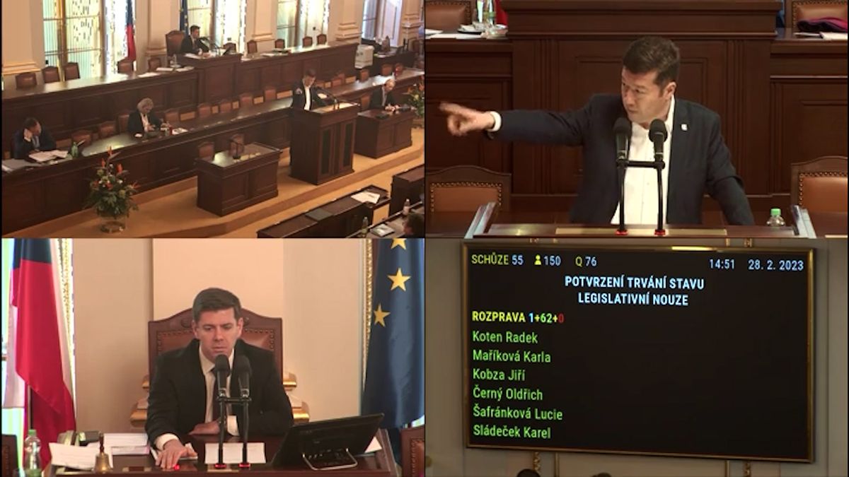 On si začal. Poslanci ve Sněmovně jako ve školce