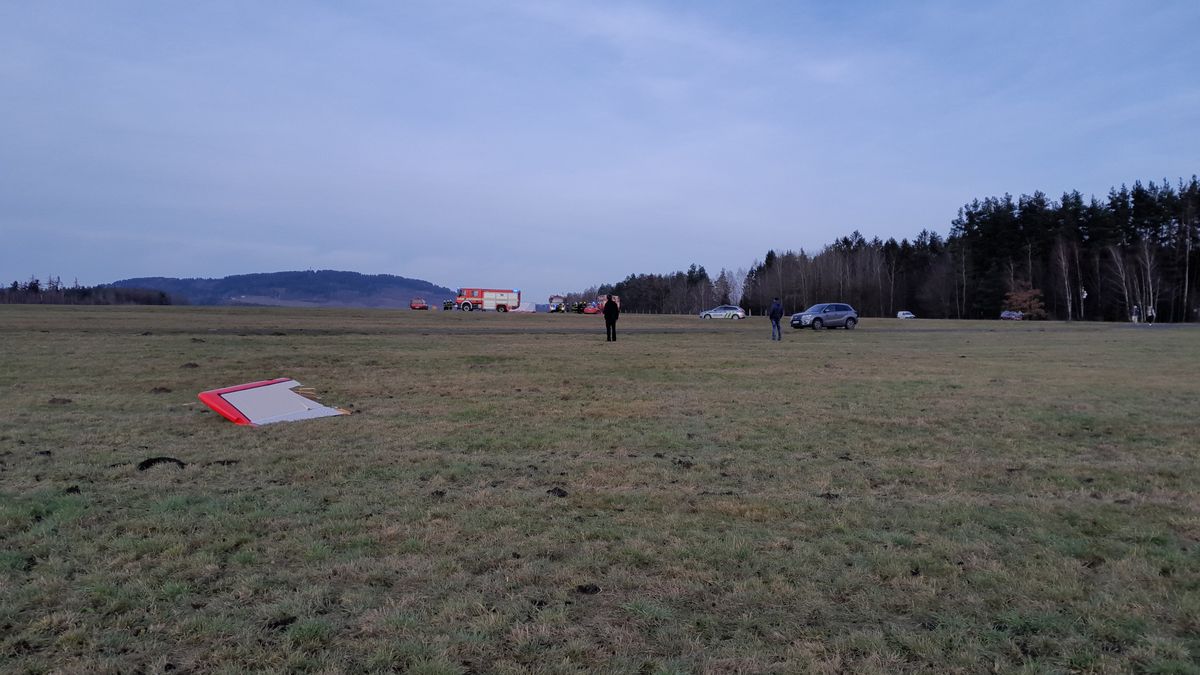 Na Liberecku havaroval ultralight. Pilot na místě zemřel
