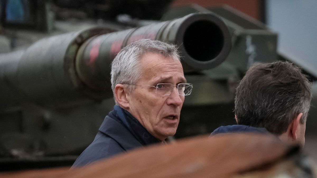 Šéf NATO je poprvé od začátku invaze v Kyjevě