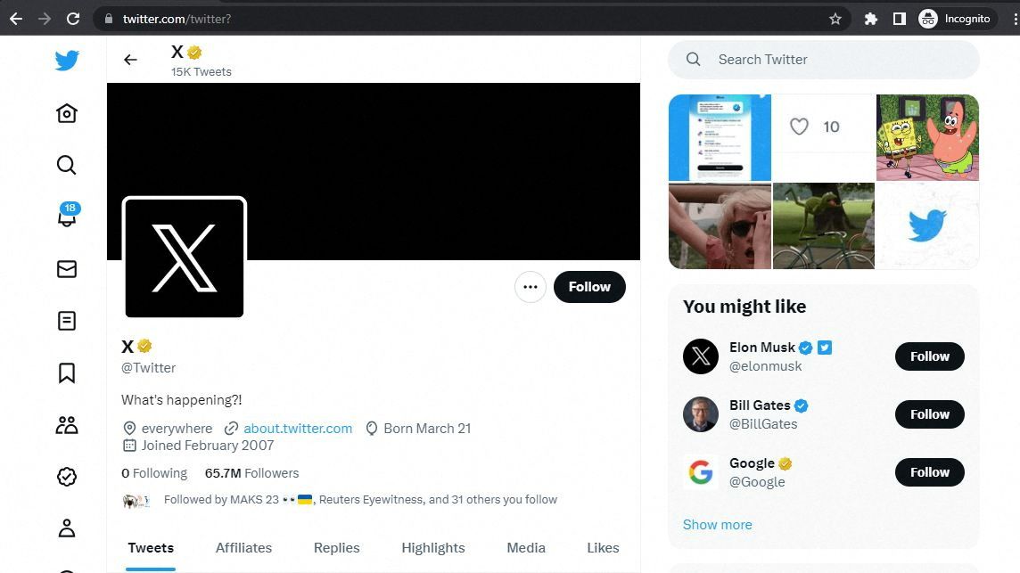 Není X jako X. Twitter může s novým logem narazit u Mety i Microsoftu