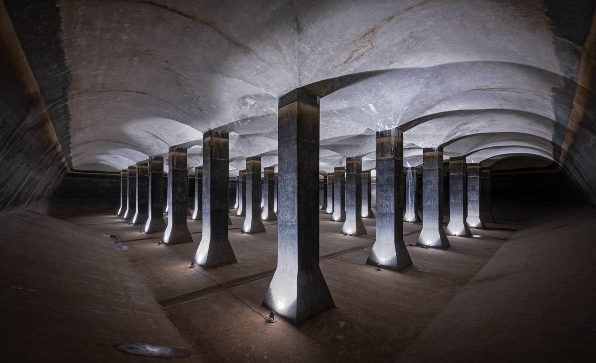 Třetí a nejmladší z vodojemů je betonový. Dosud nebyl zpřístupněný veřejnosti.