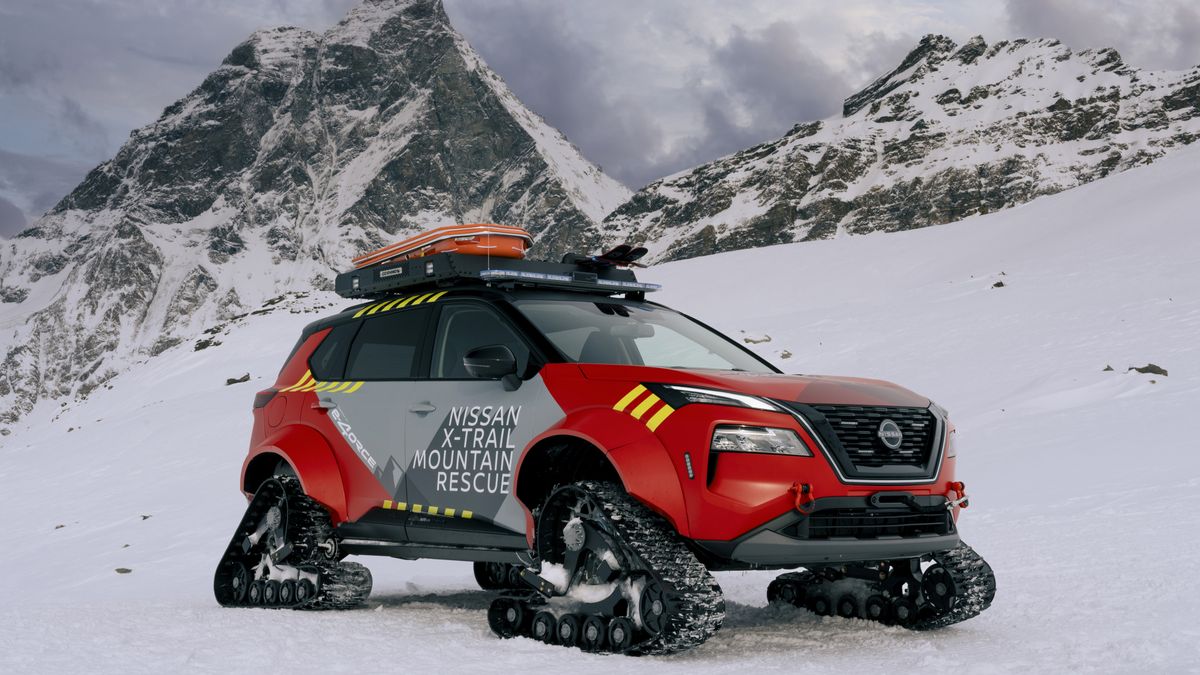 Koncept Nissanu pro horské záchranáře vyměnil kola za pásy, potkat ho můžete v Itálii