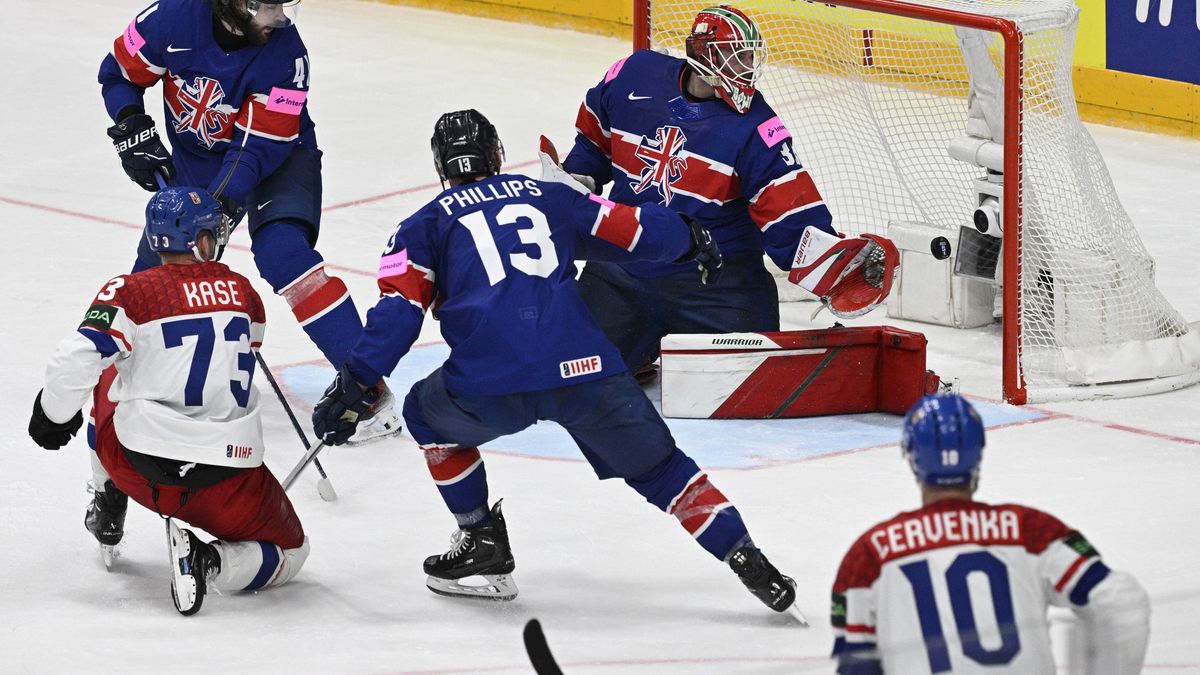 Čeští hokejisté porazili Velkou Británii 4:1