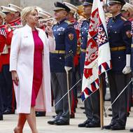 Prezident Petr Pavel přijal na Pražském hradě prezidentku Zuzanu Čaputovou