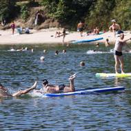 Udržet se na paddleboardu není lehké