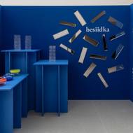 Studio besiidka představilo svou první prodejní sérii produktů. Jedná se o kolekci užitných předmětů vhodných ke zpříjemnění svátečních chvílí i každodenních momentů. Pojítkem jednotlivých projektů je důraz na snoubení moderních technologií a tradičních řemesel. 
