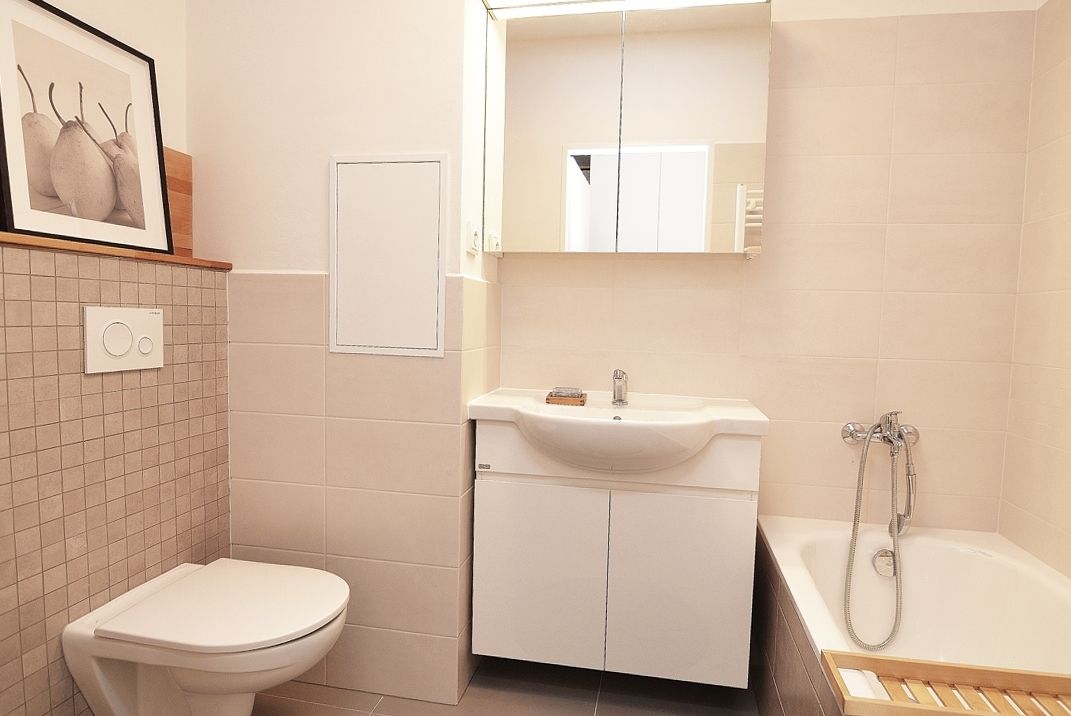 Koupelna a toaleta získaly rekonstrukcí a propojením do jediného prostoru nejvíc.