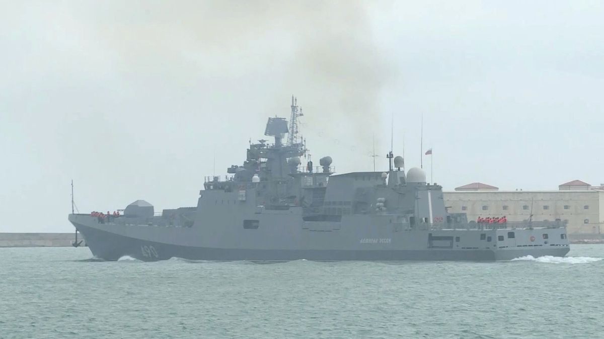 Na velitelství Černomořské flotily zaútočil dron. Na místě jsou zranění