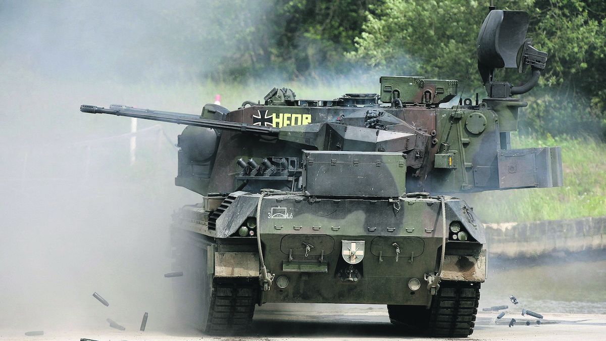 Německo narychlo shání munici pro gepardy, aby Ukrajině vůbec k něčemu byly