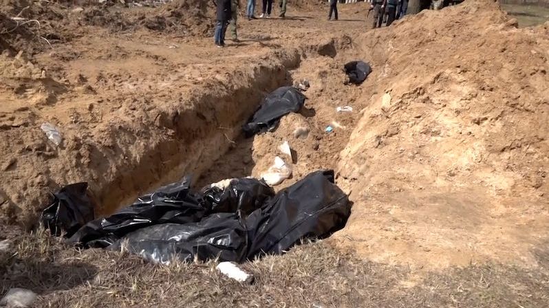 U Kyjeva objevili další masový hrob