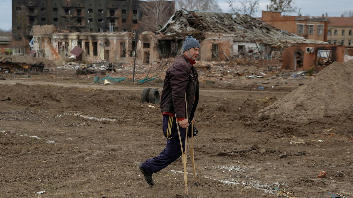 Trostjanec v sumském regionu je znovu v rukou Ukrajinců. Město je však téměř zničené.
