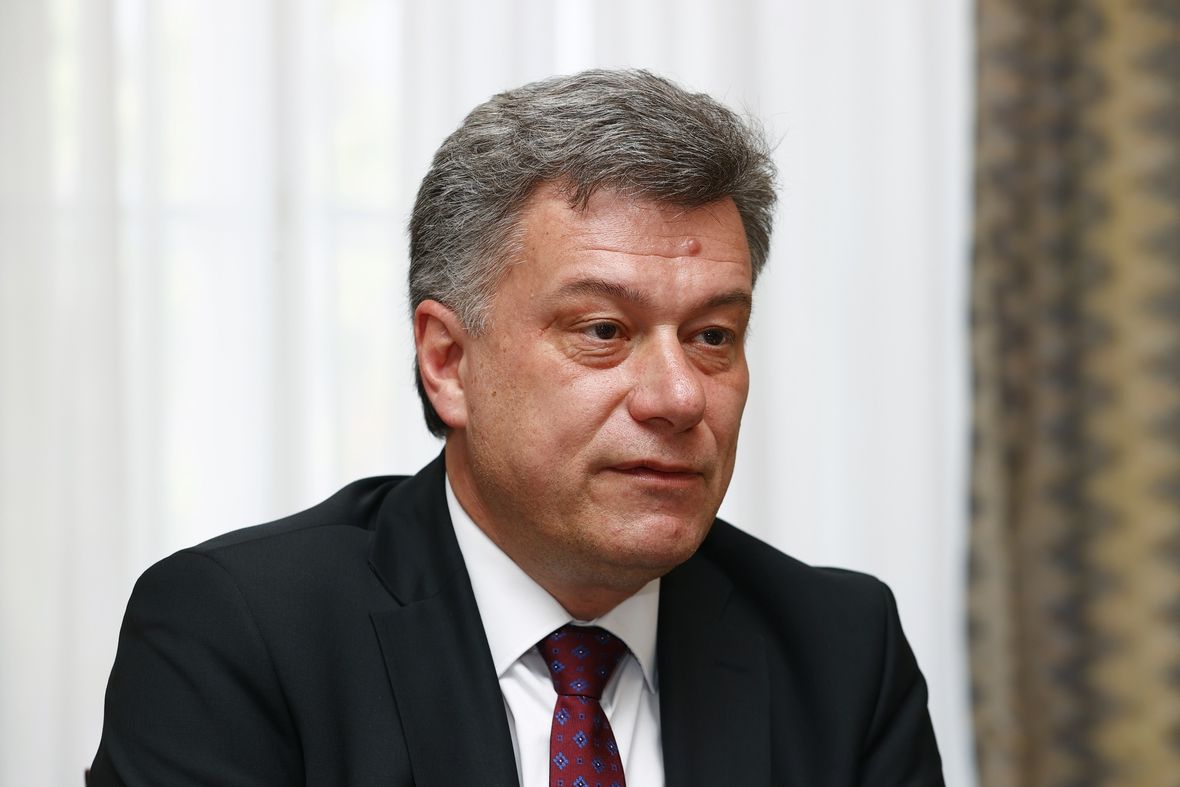 Ministr spravedlnosti Pavel Blažek při rozhovoru pro deník Právo.