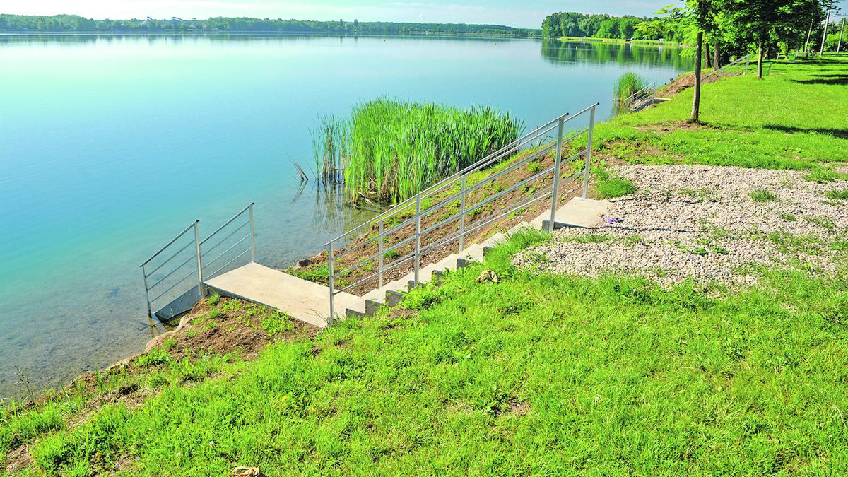 U Tovačova vznikla pro vodomily nová jezerní riviéra