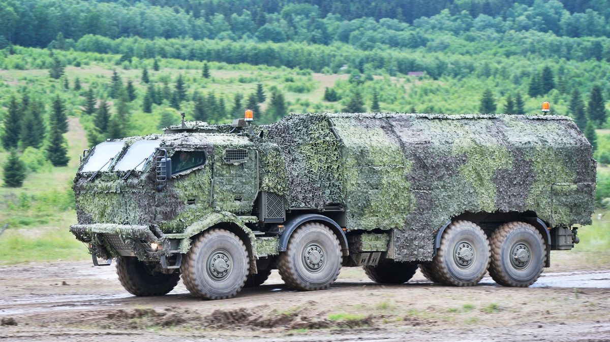 Tatra dodá české armádě 80 nákladních aut