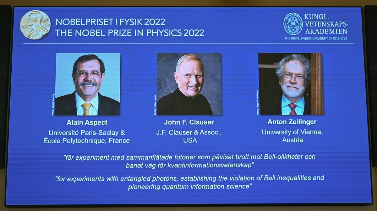 Experti: Nositelé Nobelovy ceny za fyziku zásadně posunuli kvantovou optiku, ocenění je zasloužené