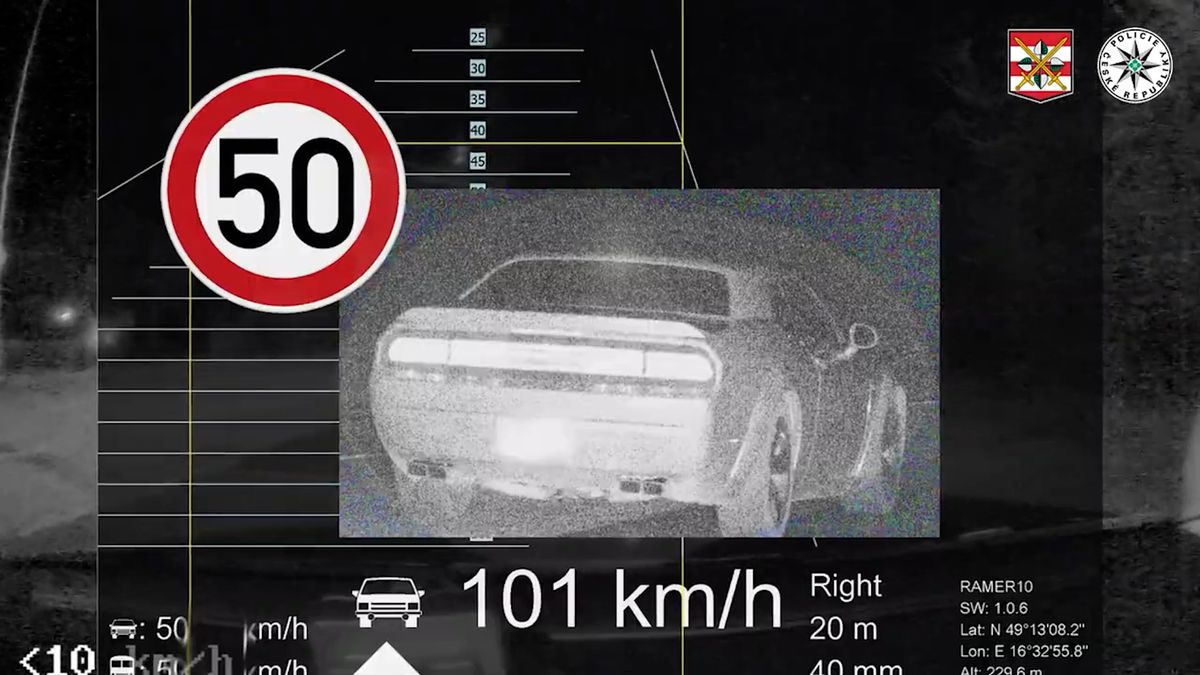 Řidiči v Brně naměřili policisté 150 km/h
