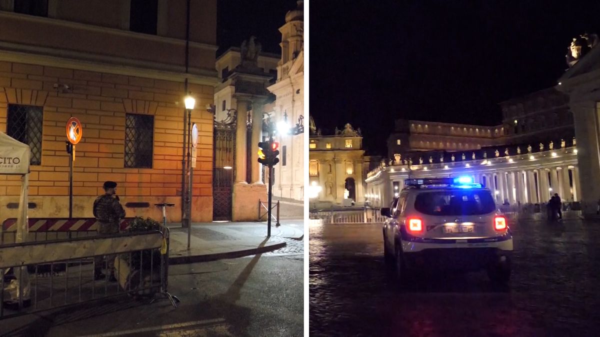 Vatikánští četníci stříleli na auto, projelo až k Apoštolskému paláci