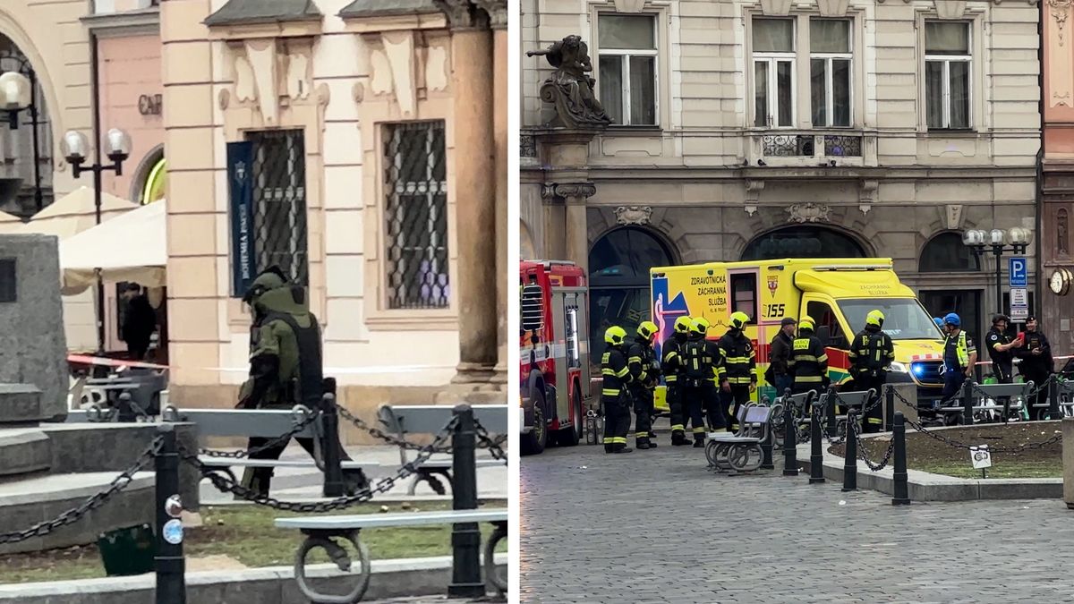 Podezřelý batoh, pak divný barel. Policie zavřela Staroměstské náměstí v Praze