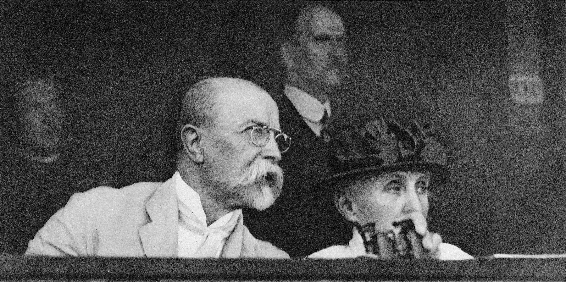 Tomáš Garrigue Masaryk na snímku z roku 1920