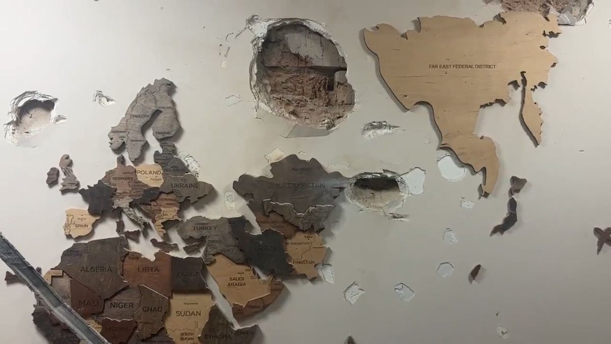 Po ranním ostřelování Chersonu zmizelo Rusko z mapy světa. Ukrajinci sdíleli dojemné video