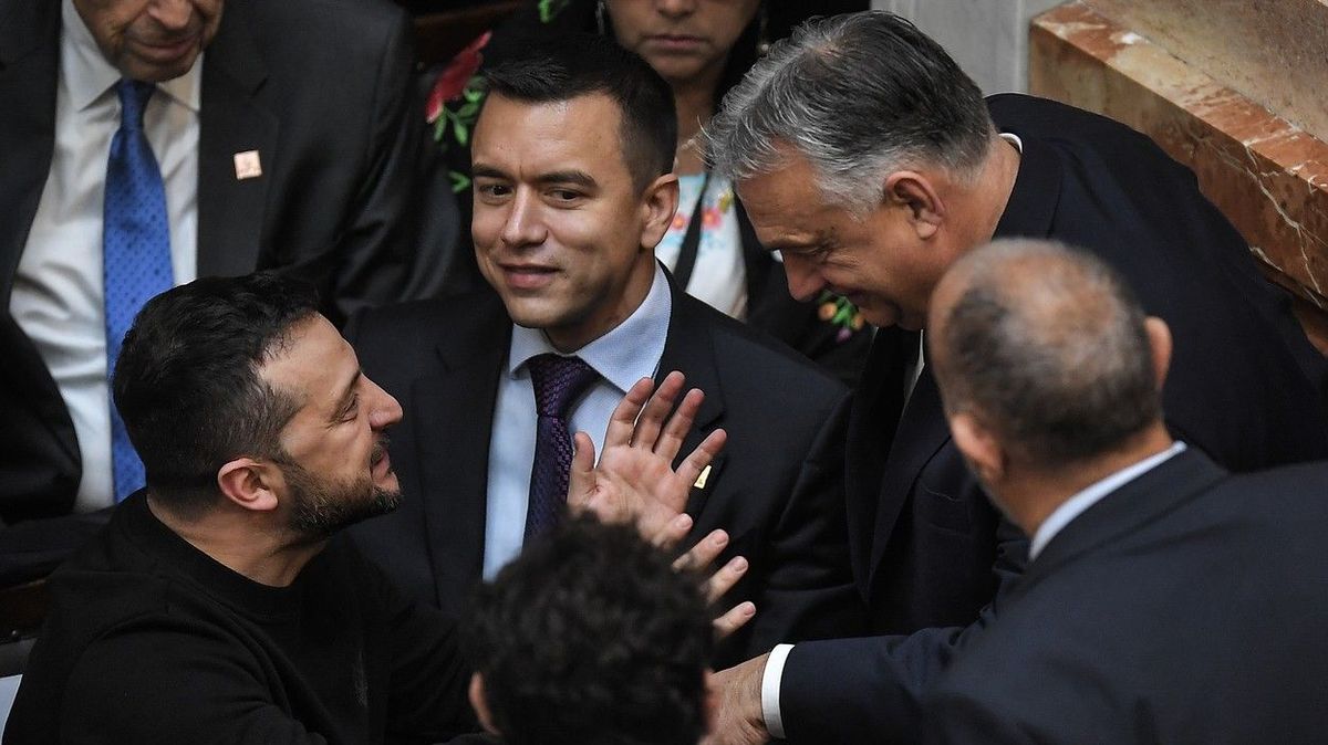 Zelenskyj a Orbán tváří v tvář v Buenos Aires. Debata byla ostrá