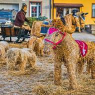 Jezerský slámový betlém