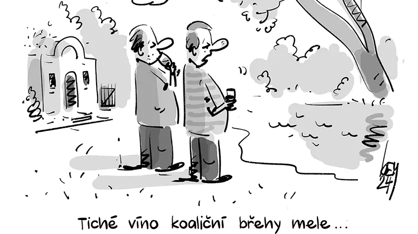 Tiché víno koaliční břehy mele...