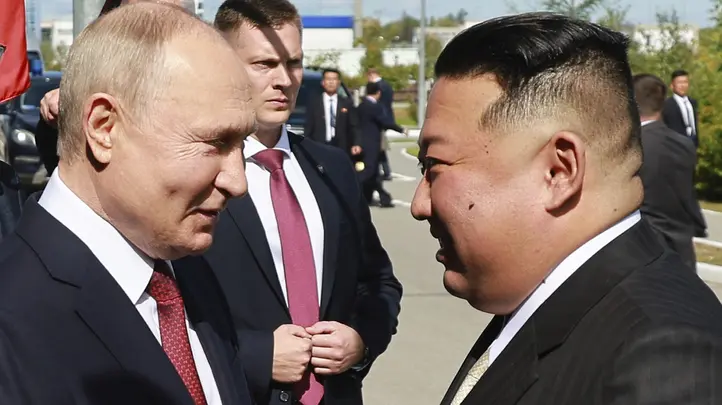 Russian President and North Korean President