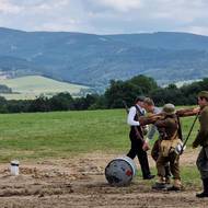 Bitevní scéna Krvavé jaro 1945